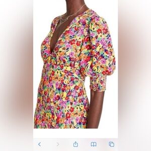 RIXO Multicolor Floral Maxi Dress